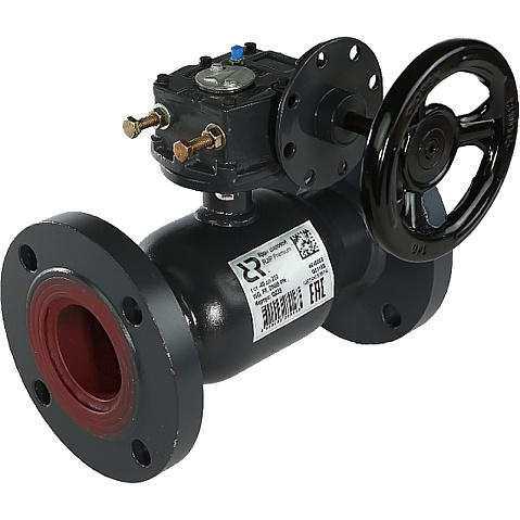 Кран стальной шаровой цельносварной DN 100-80 PN 16 стандартнопроходной фланцевый 300мм с редукт. RJIP-FF РИДАН 065N0241R купить в Челябинске | "Проконсим"